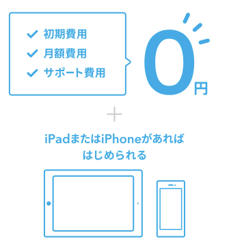 スマホとタブレットのイラスト