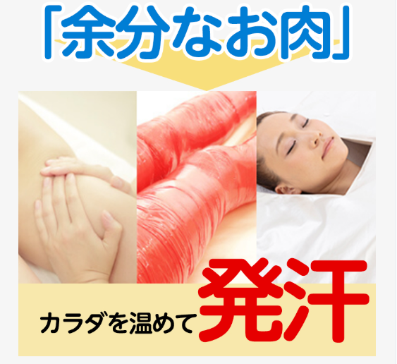 発汗している写真