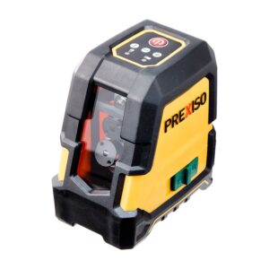 黄色いレーザー墨出し器