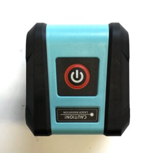 レーザー墨出し器のスイッチ部分