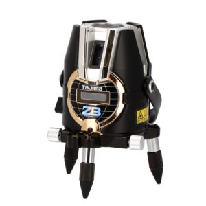 黒とシルバーのレーザー墨出し器