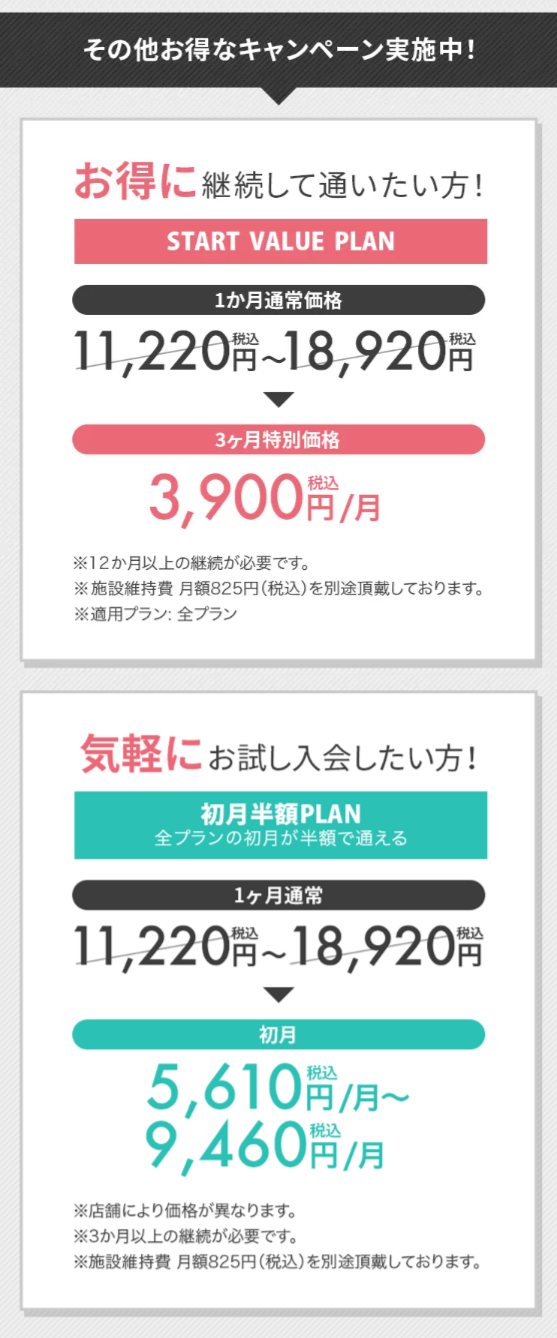 プランの紹介