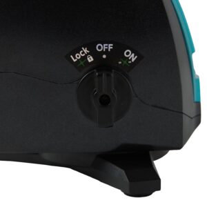 レーザー墨出し器のスイッチ部分