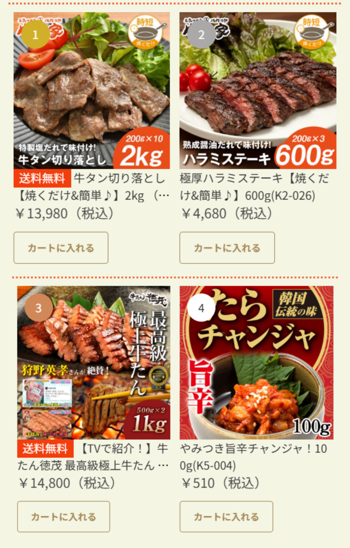 焼肉ランキングの画像