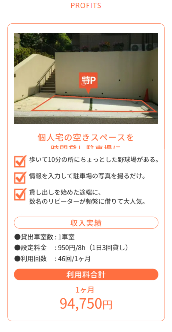 空きスペースの画像