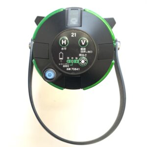 レーザー墨出し器を上からみた画像