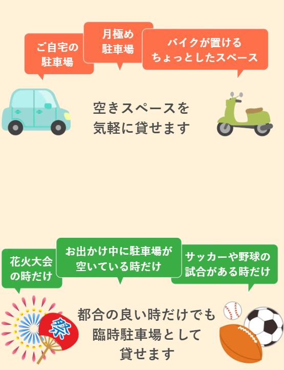 車とバイクのイラスト