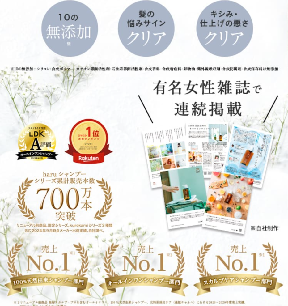 雑誌の紹介画像と累計販売本数の紹介
